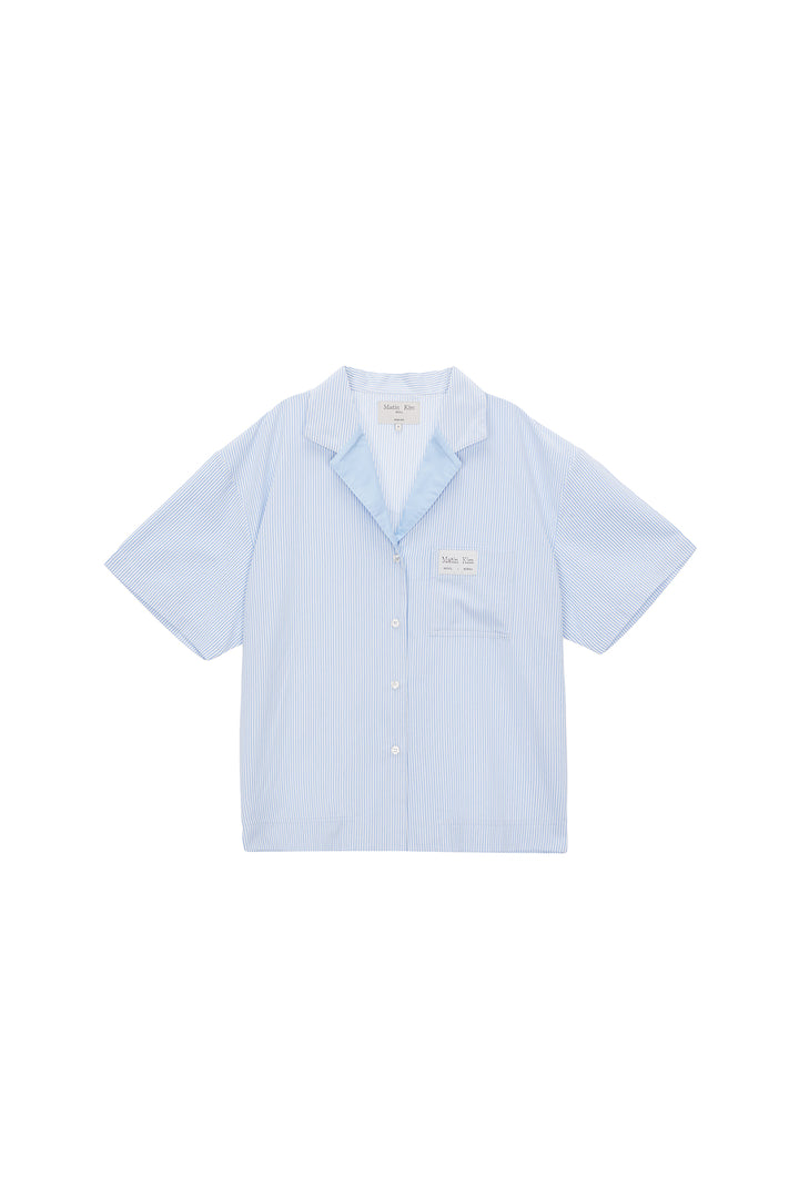 Matinkim Comfort Pajama Stripe Shirt IN Sky