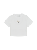 MLB Korea Women's Sheriff Logo Comfortable Crop T-shirt