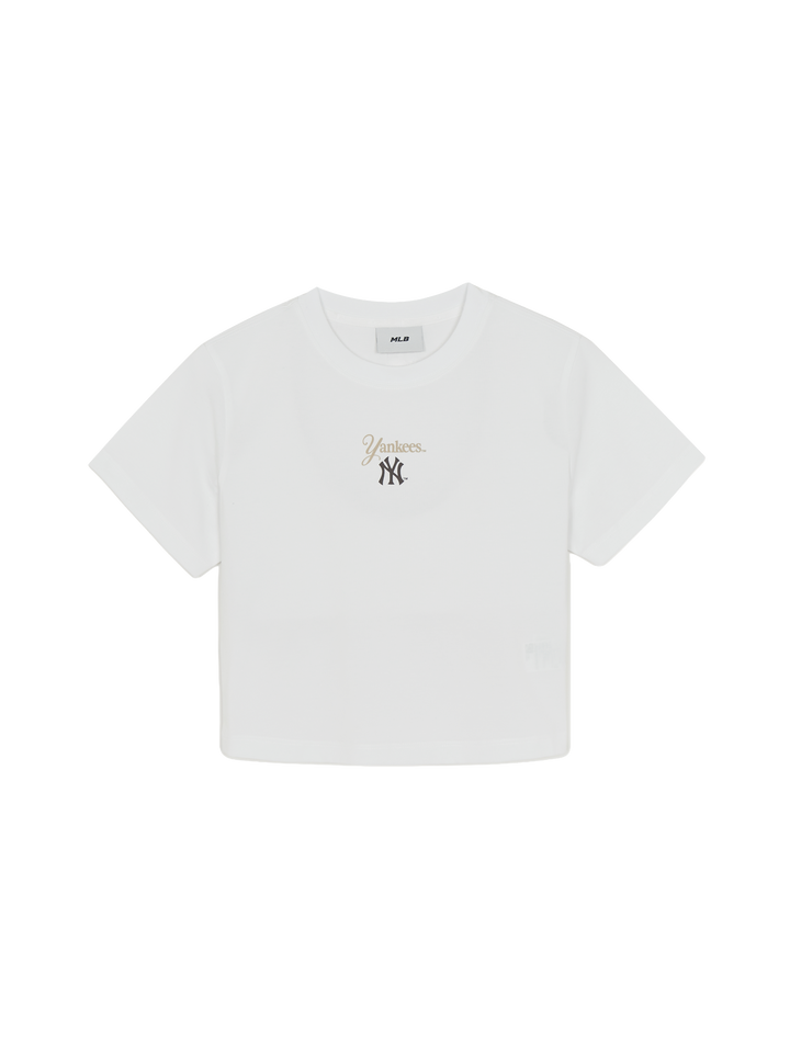 Mlb Women's Sheriff Logo Comfortable Crop T-shirt