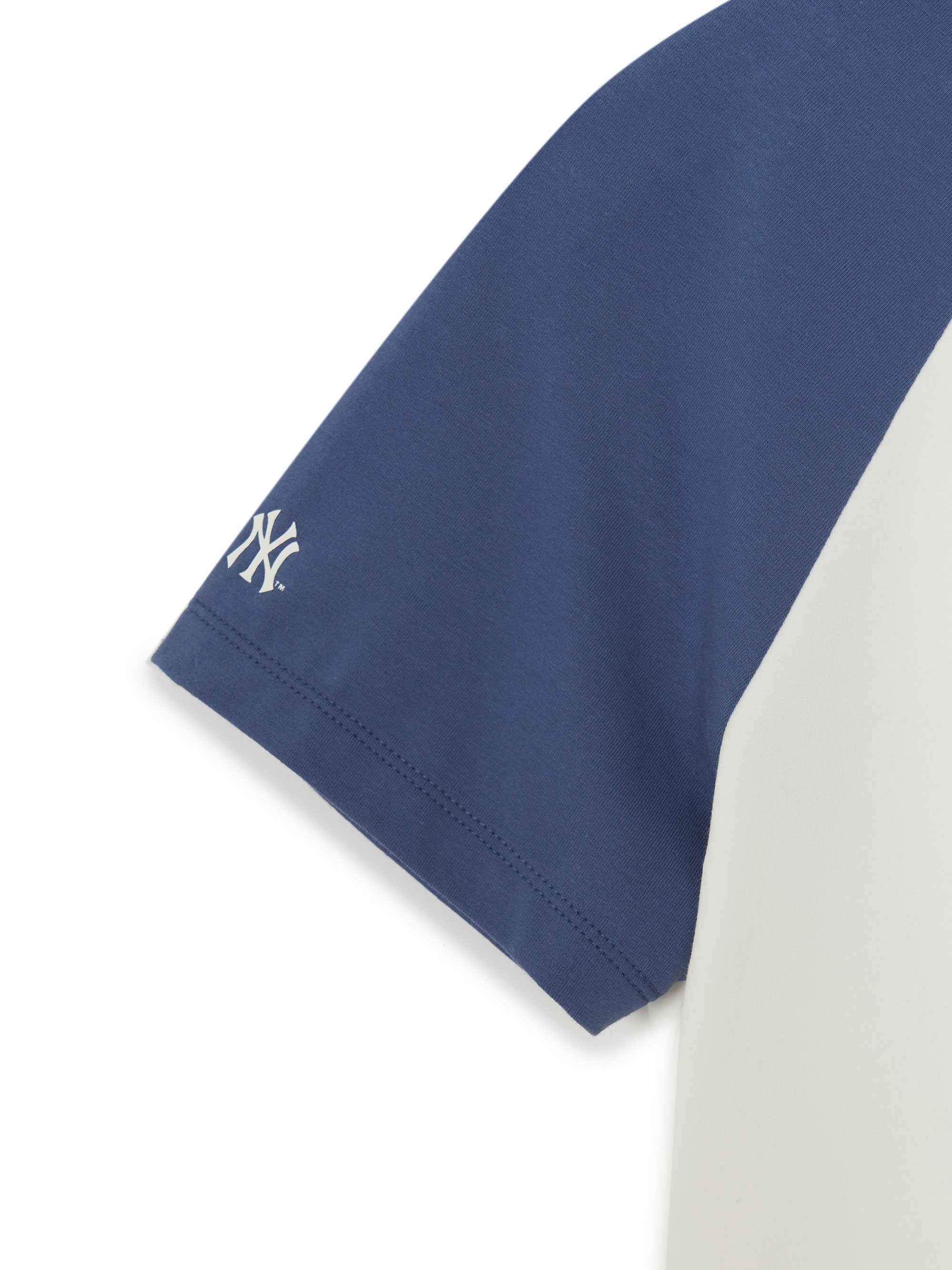 [mlb korea] Women's Vintage Color Block Crop T-Shirt