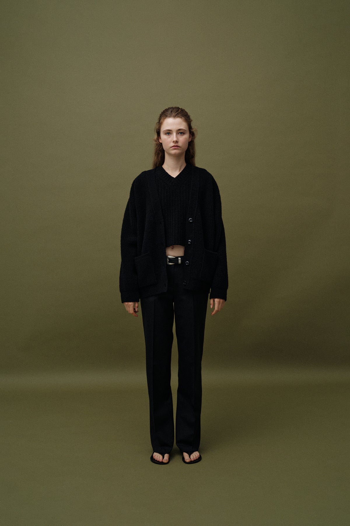 Nothing Written Garine wool cardigan (Black)