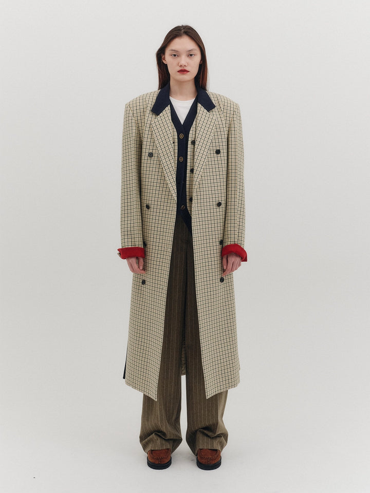 EENK Belted Long Coat - Beige
