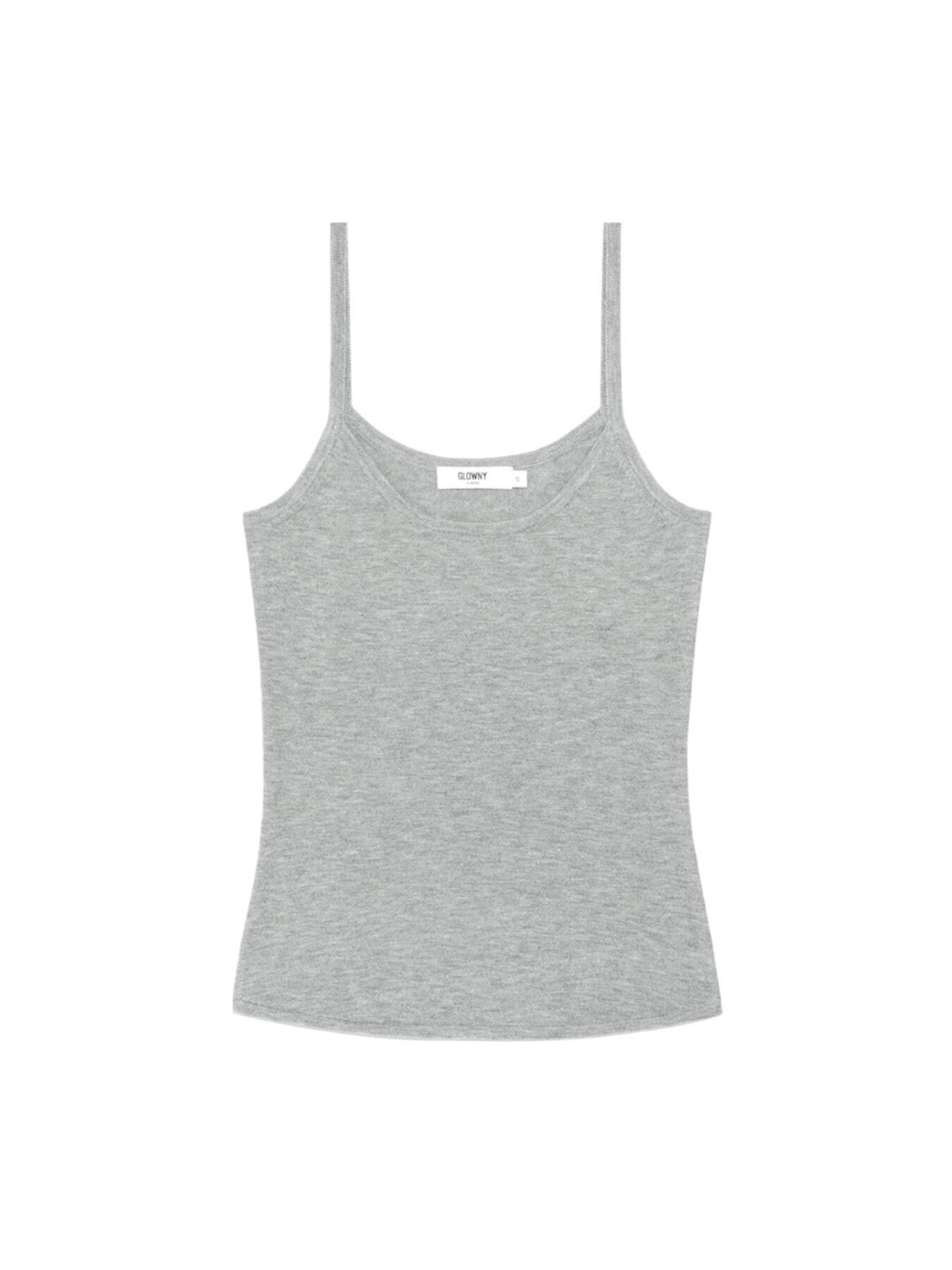 GLOWNY G Classic Knit Camisole (Melange Gray)