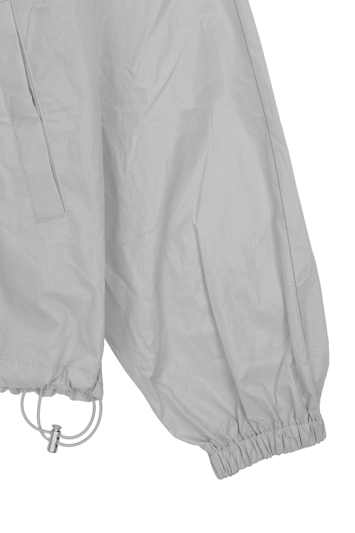 [matinkim] MATIN COATING ANORAK JUMPER IN GREY