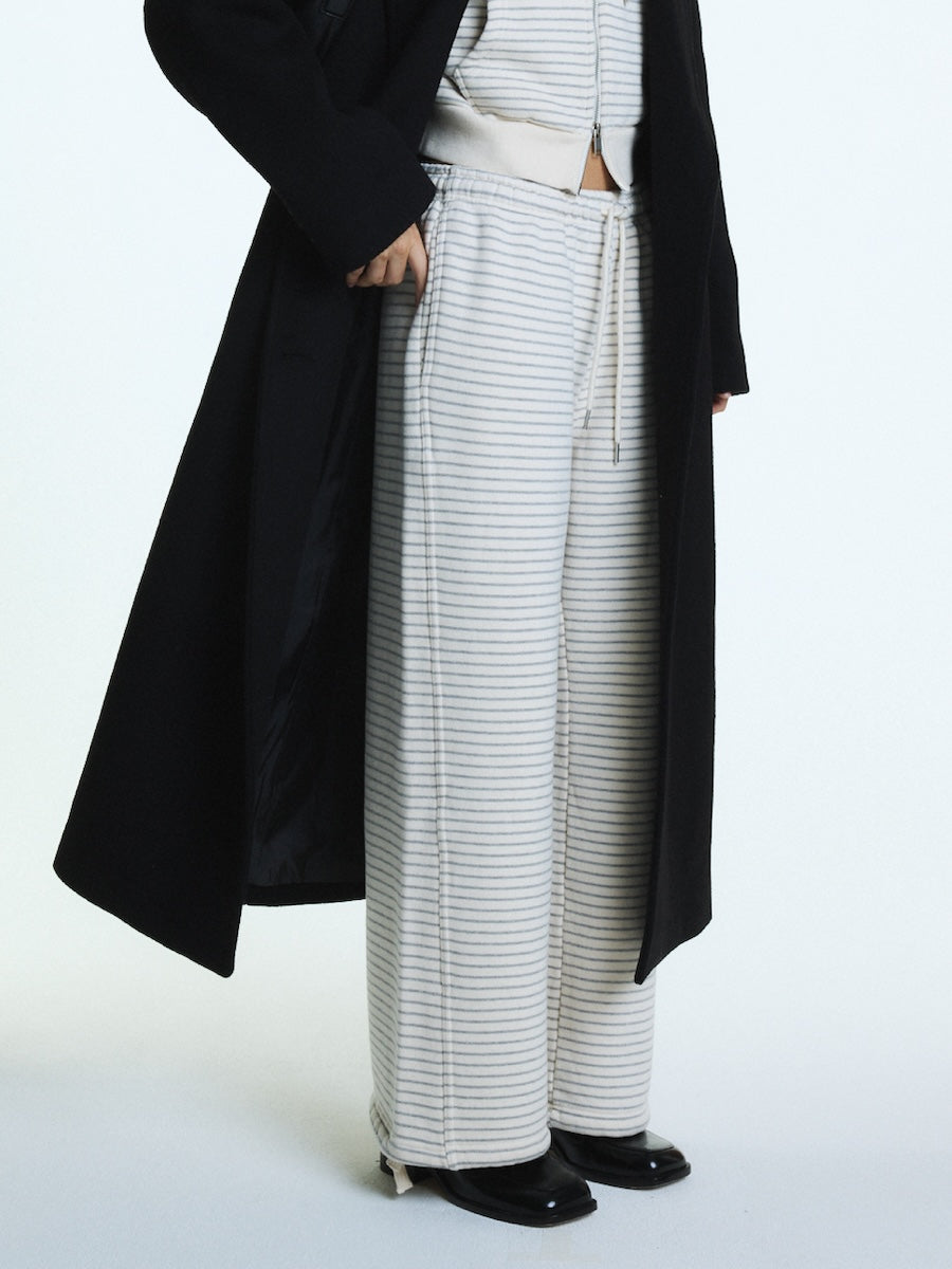 GLOWNY G Drawstring Sweatpants (Stripe)