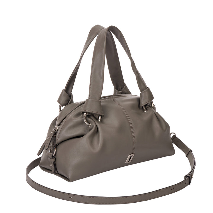 Vunque Halfmoon Attache Tote M Ash Khaki