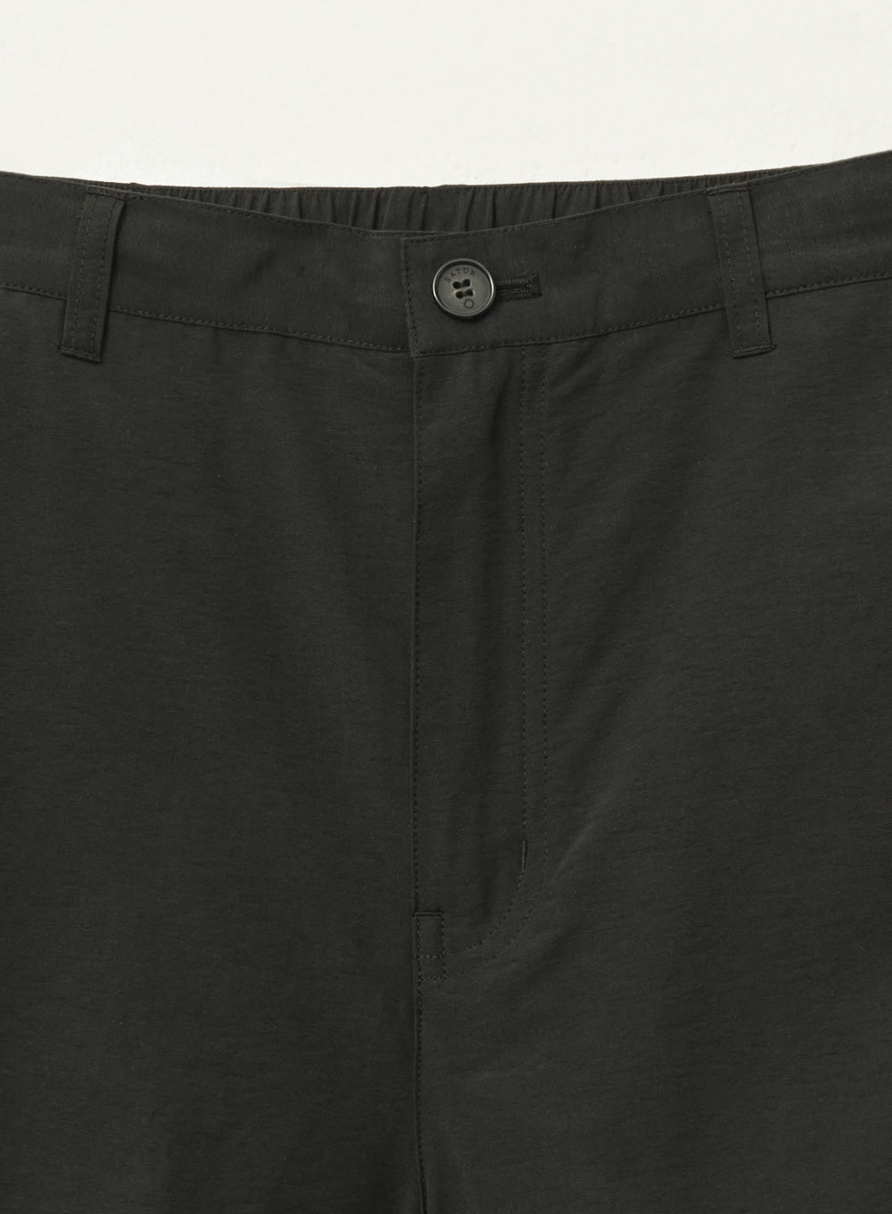 [satur] Nylon Parachute Shorts - Black