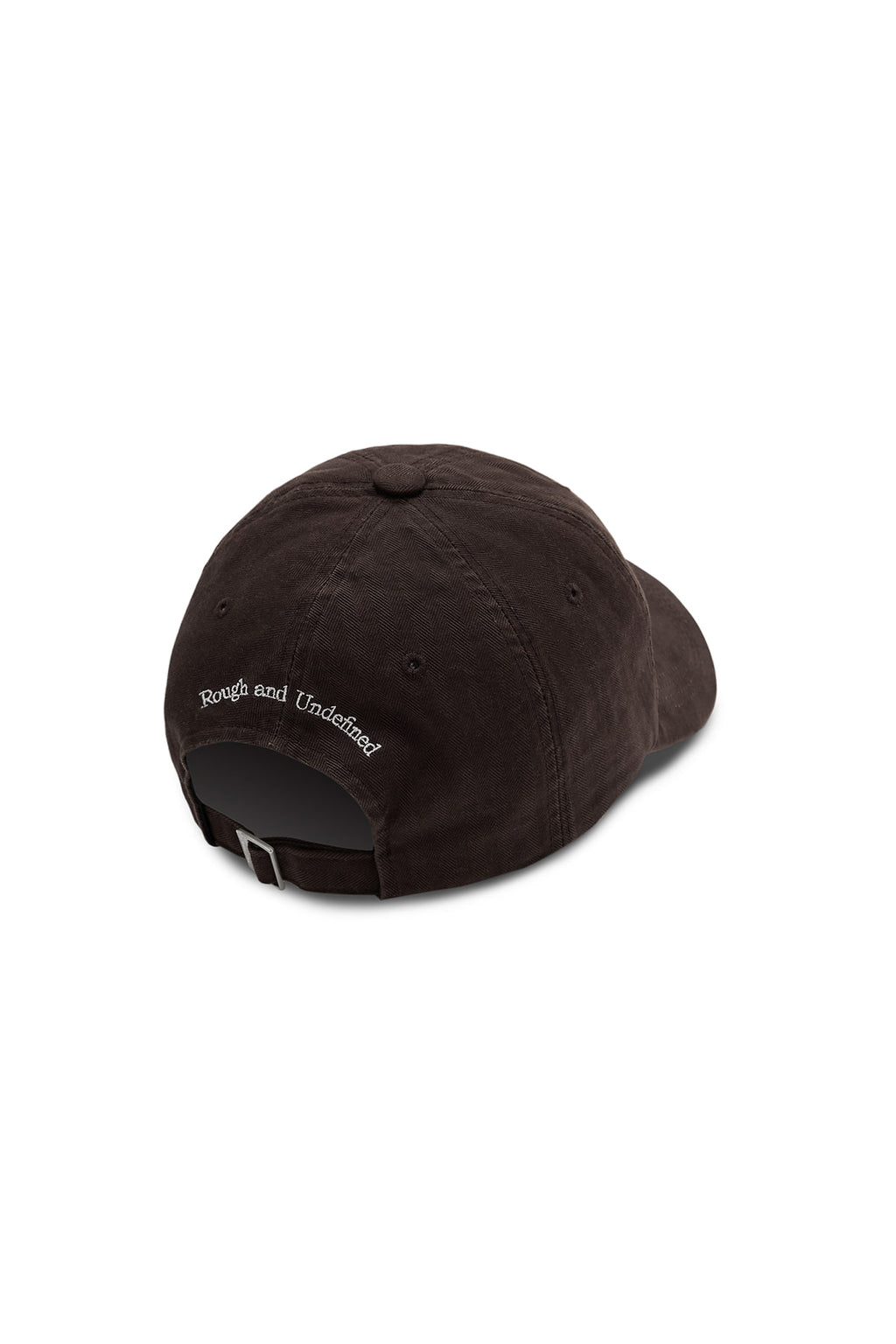 [matinkim] MATIN HERRINGBONE TYPO BALL CAP IN BROWN