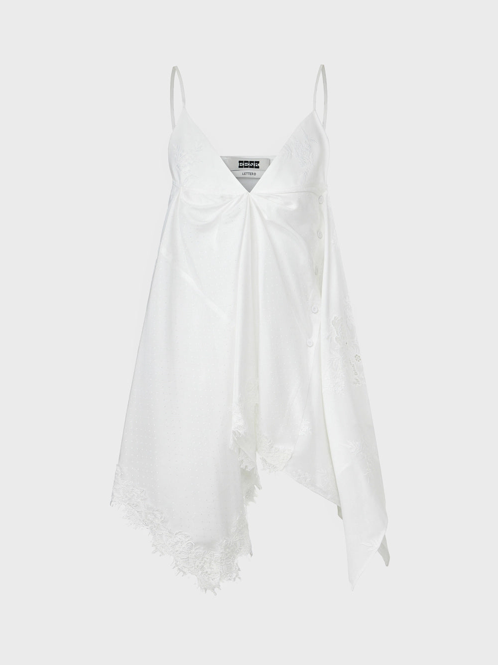 EENK Flowy Drape Sleeveless Top - White