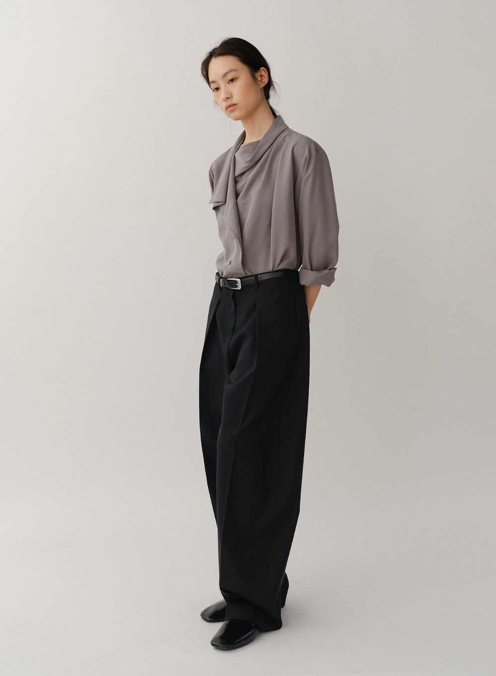 Kindersalmon Draped Casa Top Slate