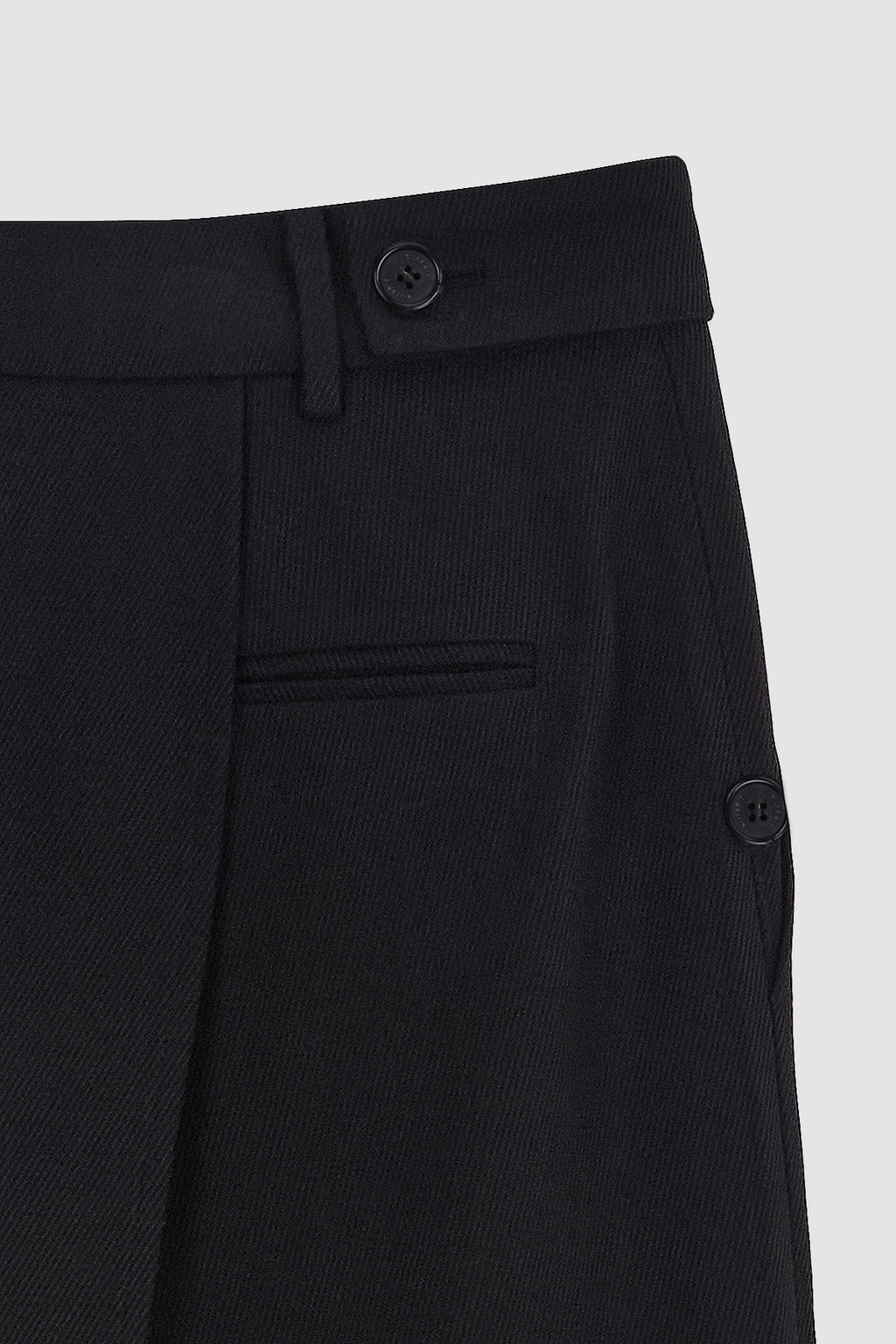 Matinkim Skirt Wrap Layered Pants IN Black