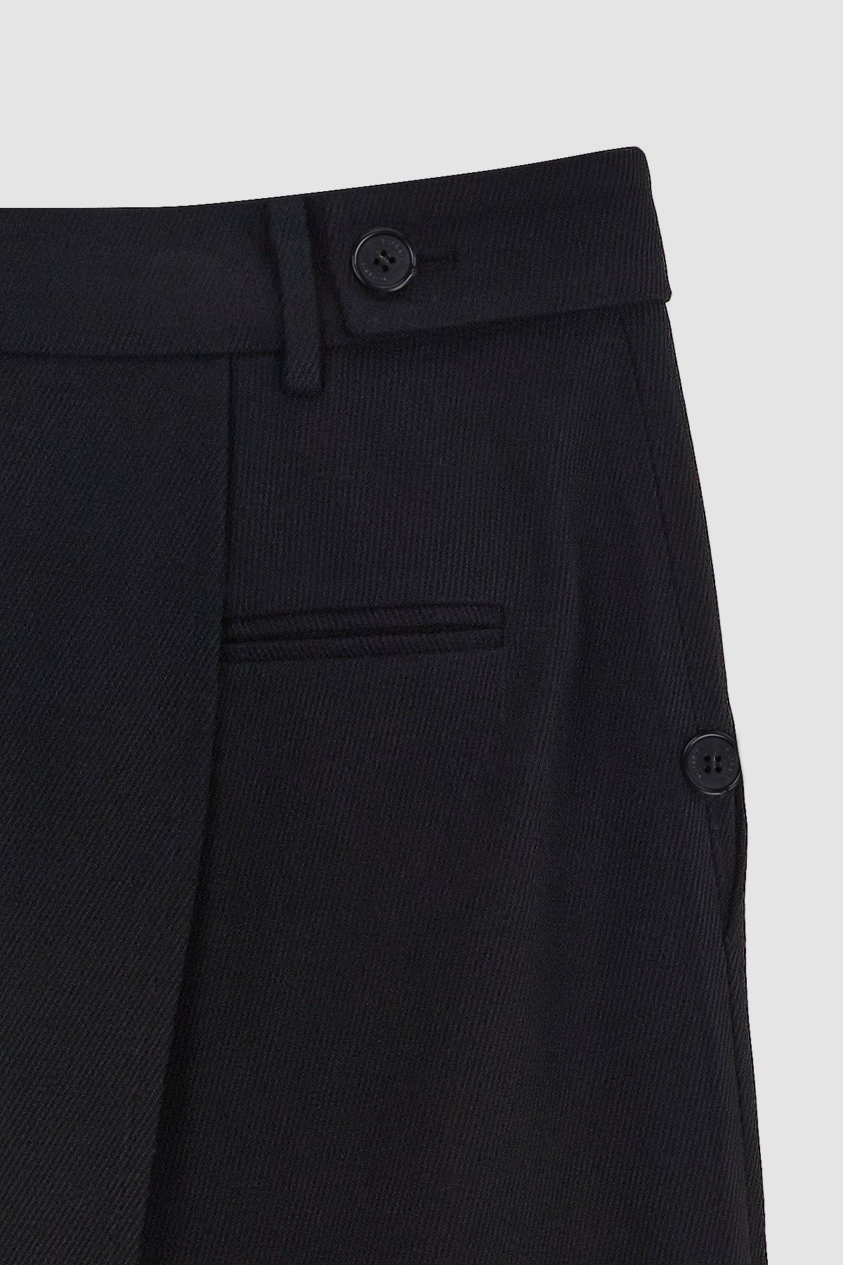 Matinkim Skirt Wrap Layered Pants IN Black
