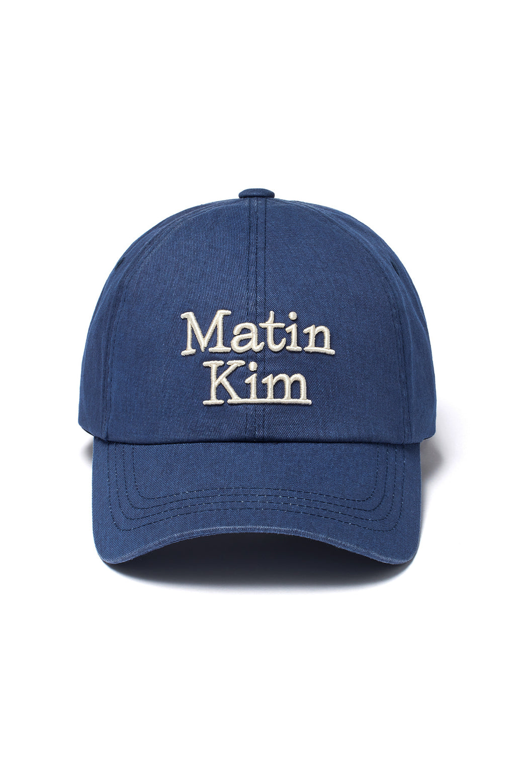 [matinkim] MATIN VOLUME LOGO BALL CAP IN NAVY