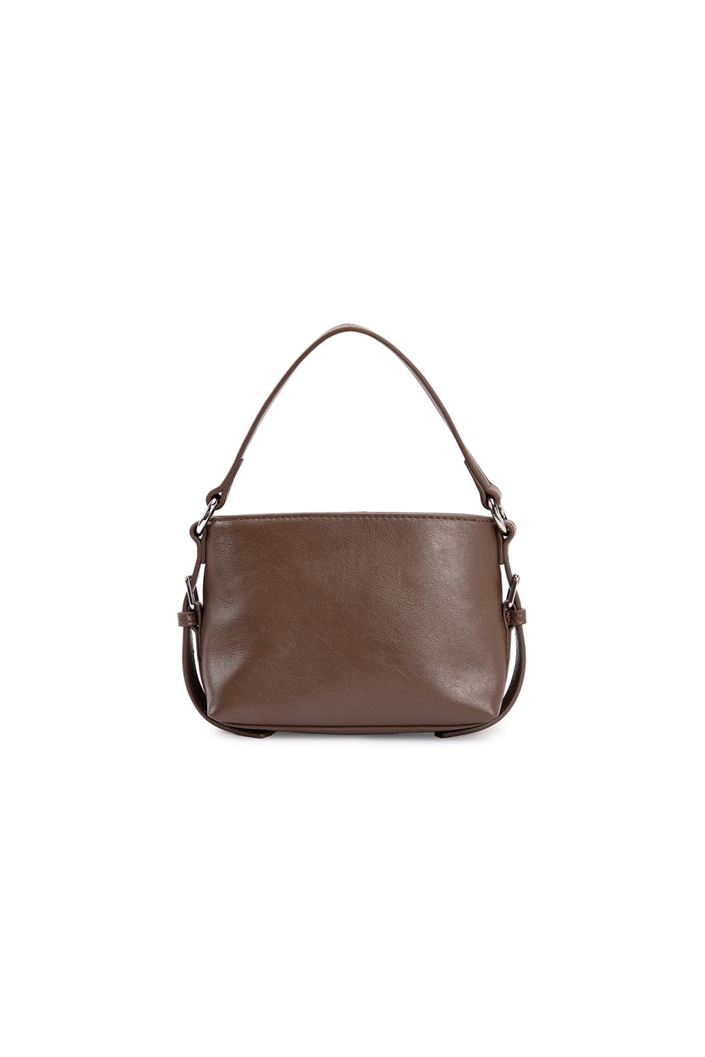 [matinkim] HANDLE MINI CROSS BAG IN BROWN