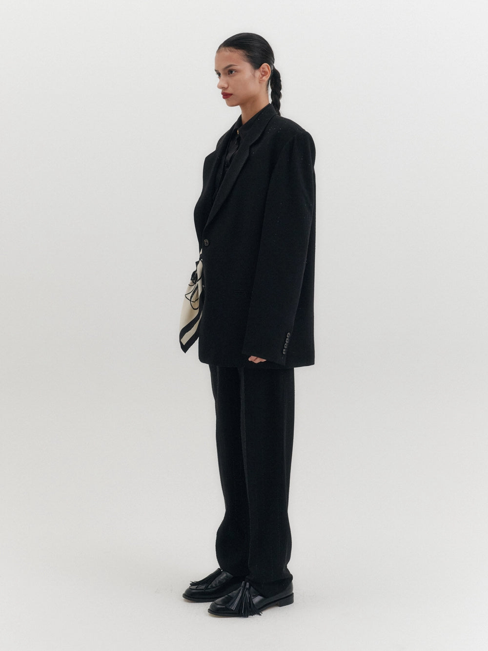 EENK Slim Straight Pants - Black