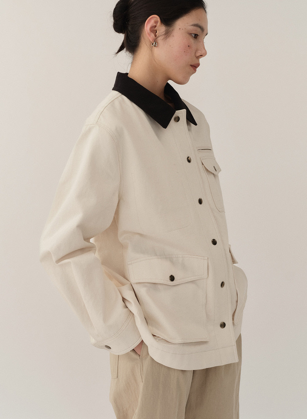 Kindersalmon Ferne Jacket Ivory