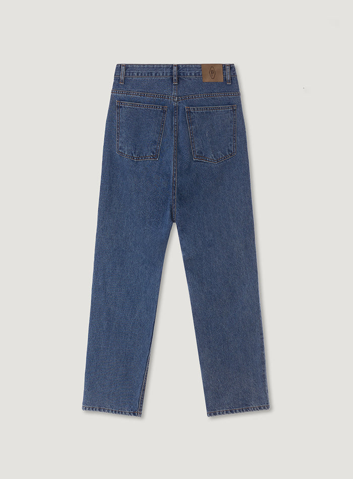 Mango Maniplease Mono Jeans French Blue