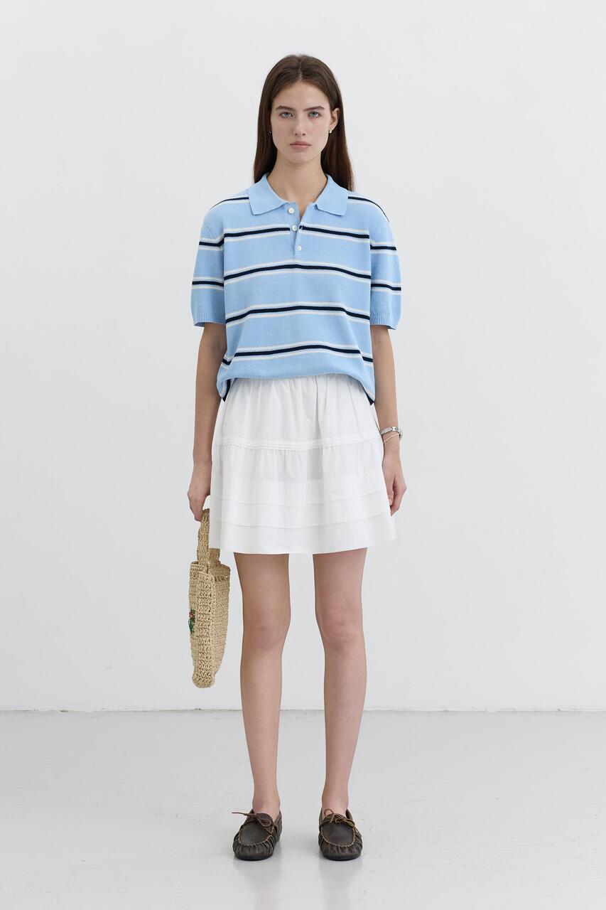 Dunst Mini Full Skirt Ivory