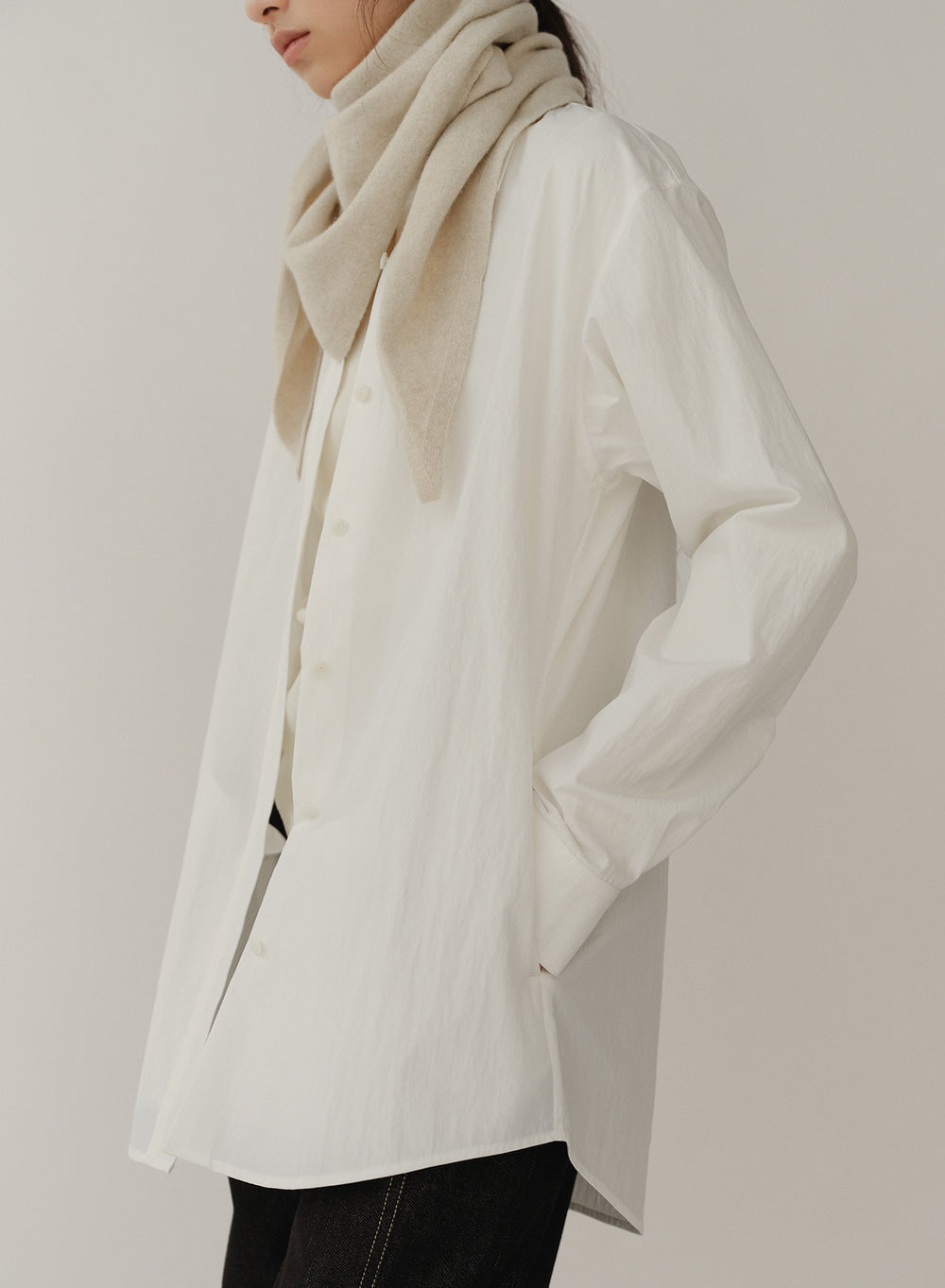 Kindersalmon Tacit Shirt White