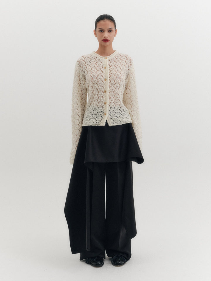 EENK Layered Wrap Pants - Black