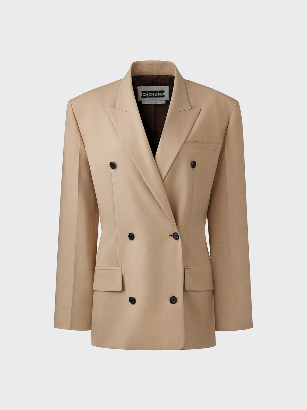 EENK Scarf Double Jacket - Beige