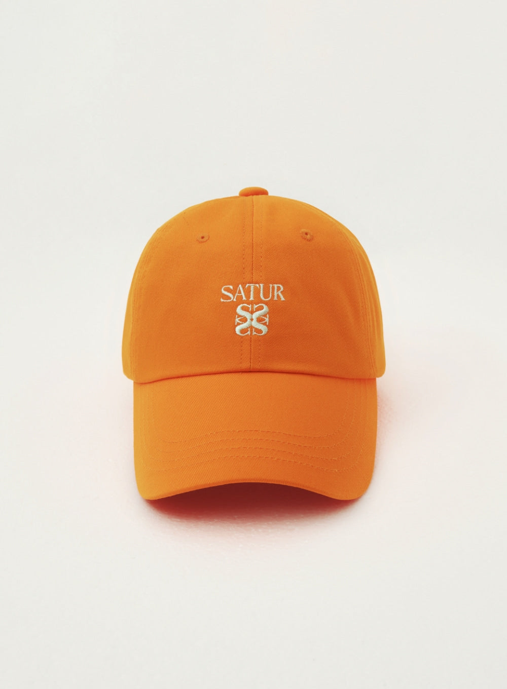[satur] Classic Logo Ball Cap - Orange