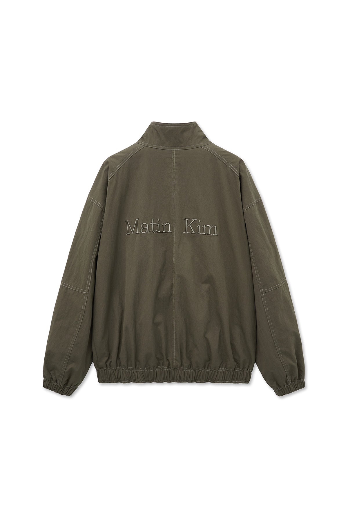 [matinkim] UTILITY BOMBER JUMPER FOR WOMEN IN KHAKI BROWN