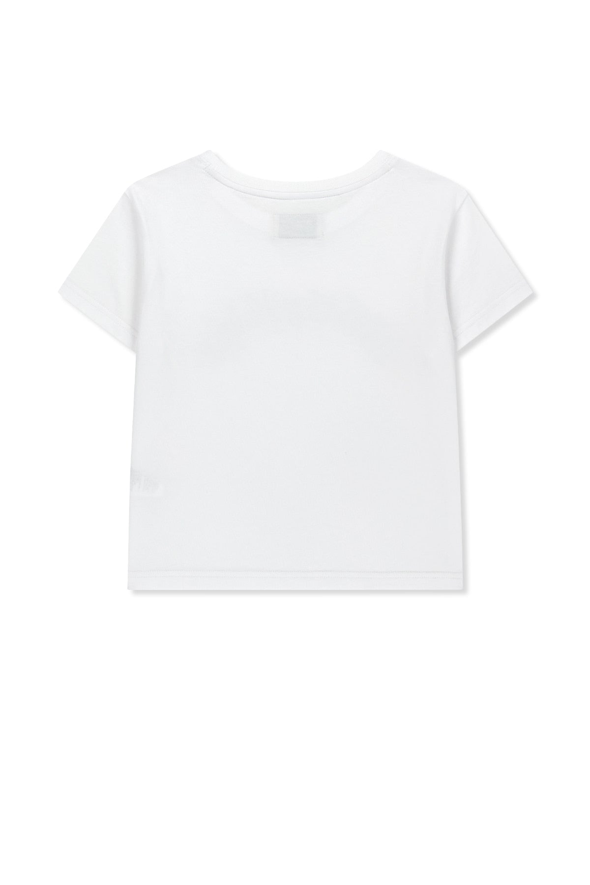 [matinkim] Matin Kim Arch Logo Crop Top IN White