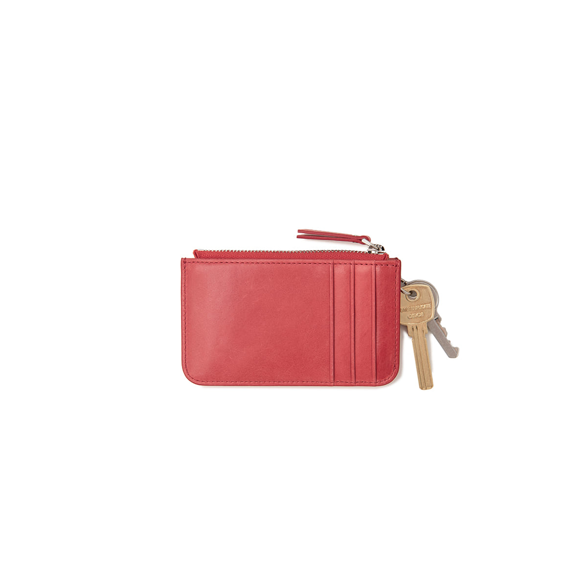 Osoi Card Holder Wallet Aged Red