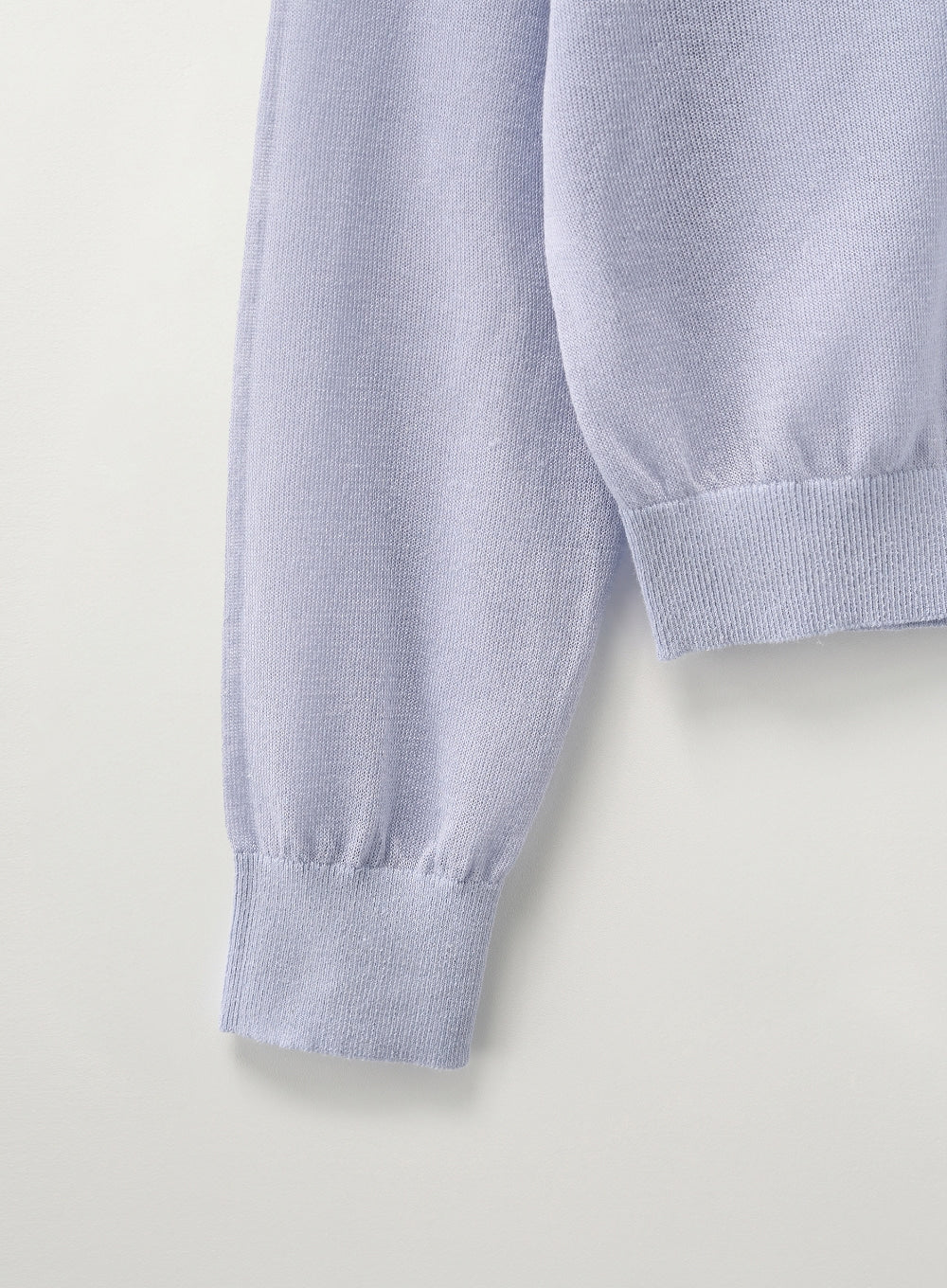 [satur] (W) Sheer Linen Long Sleeve Cardigan - Lavender