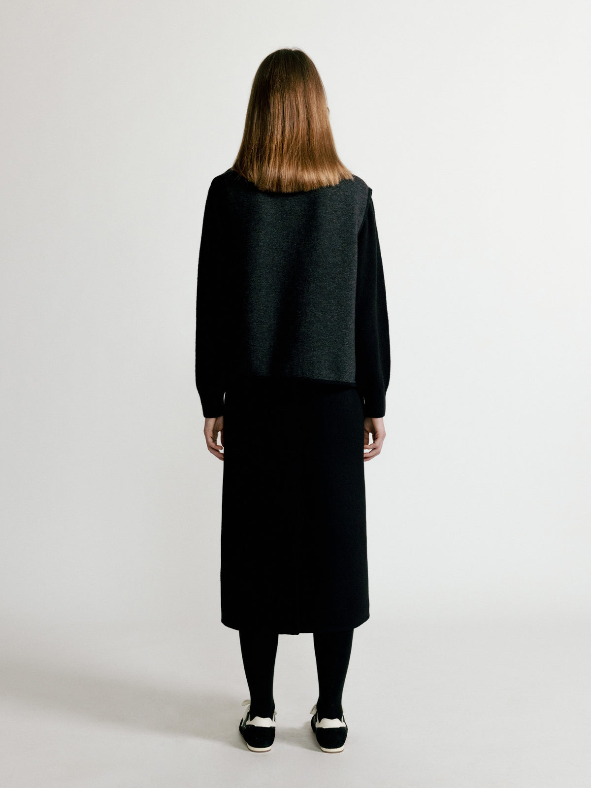 Nothing Written Casta knit hoodie sweater (Black)