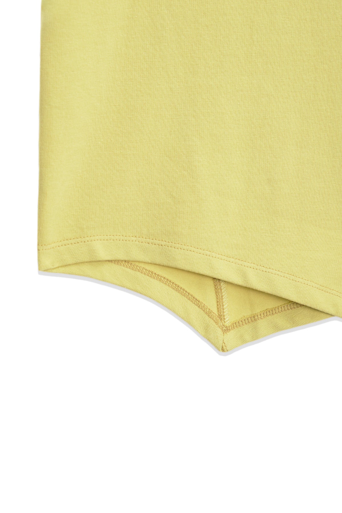 [matinkim] TWIST POINT SLIM TOP IN LIME