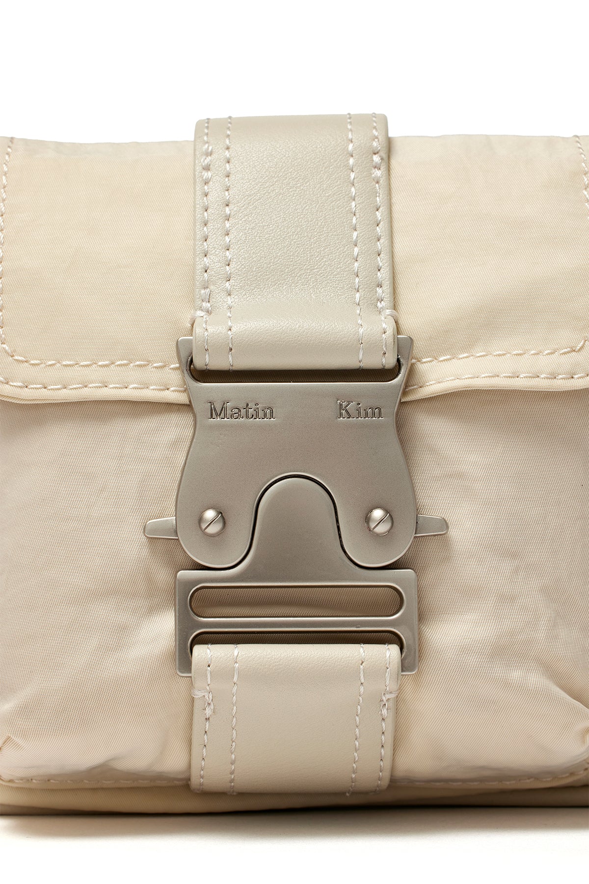 [matinkim] BUCKLE HOBO BAG IN IVORY