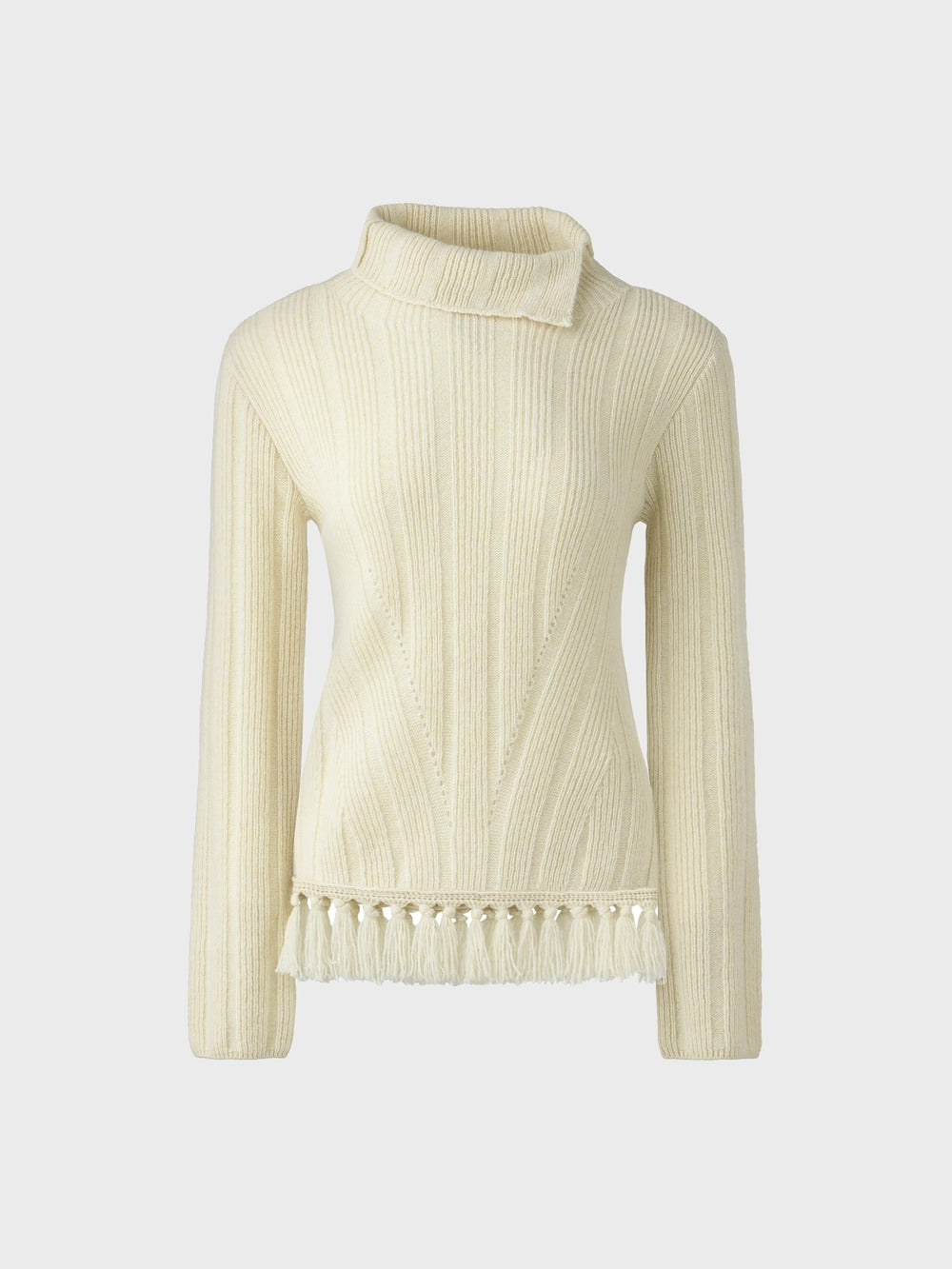 EENK Funnel Neck Knitwear Top - Ivory