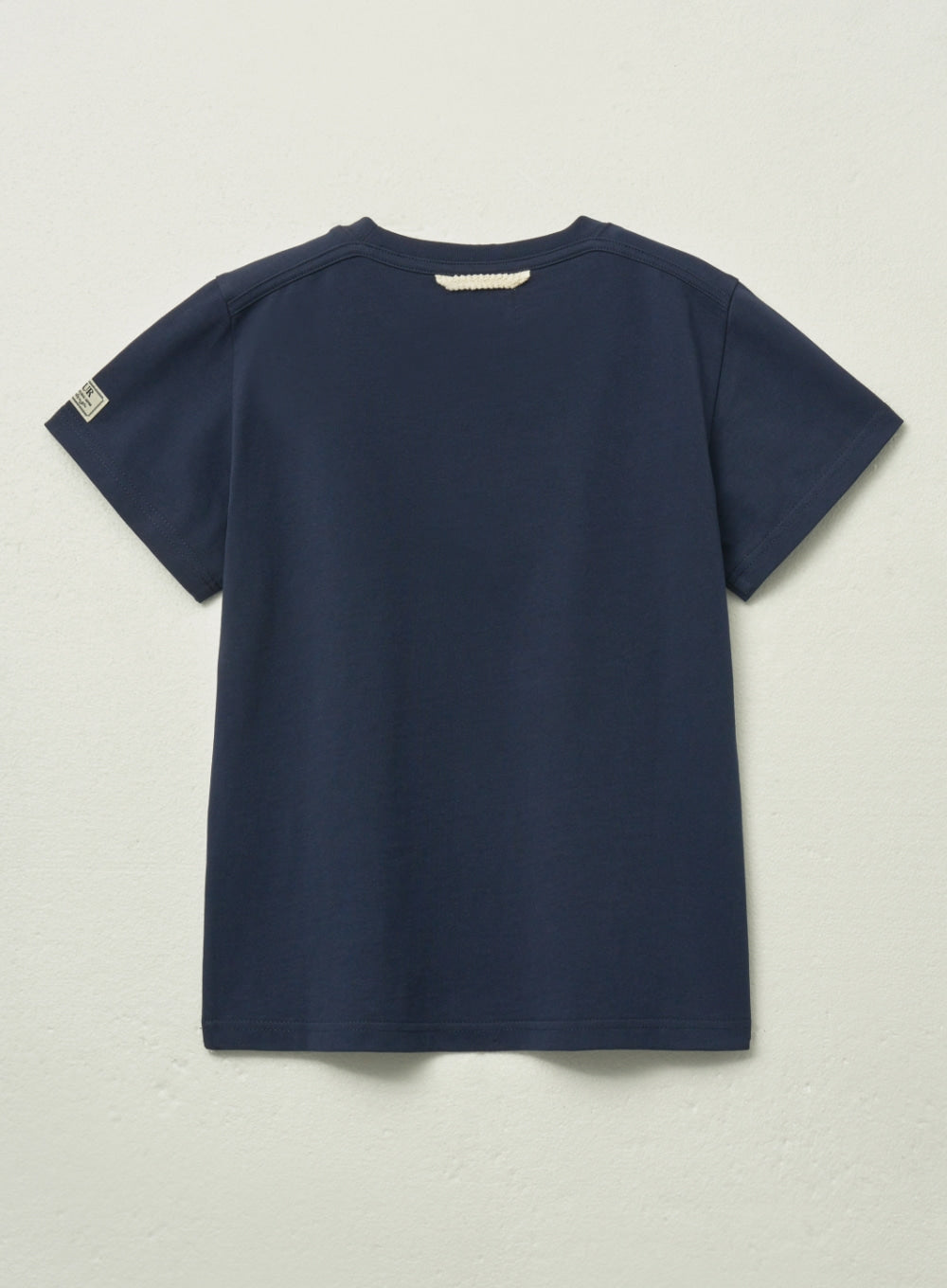 [satur] (W) Classic Small Logo T-Shirt - Navy
