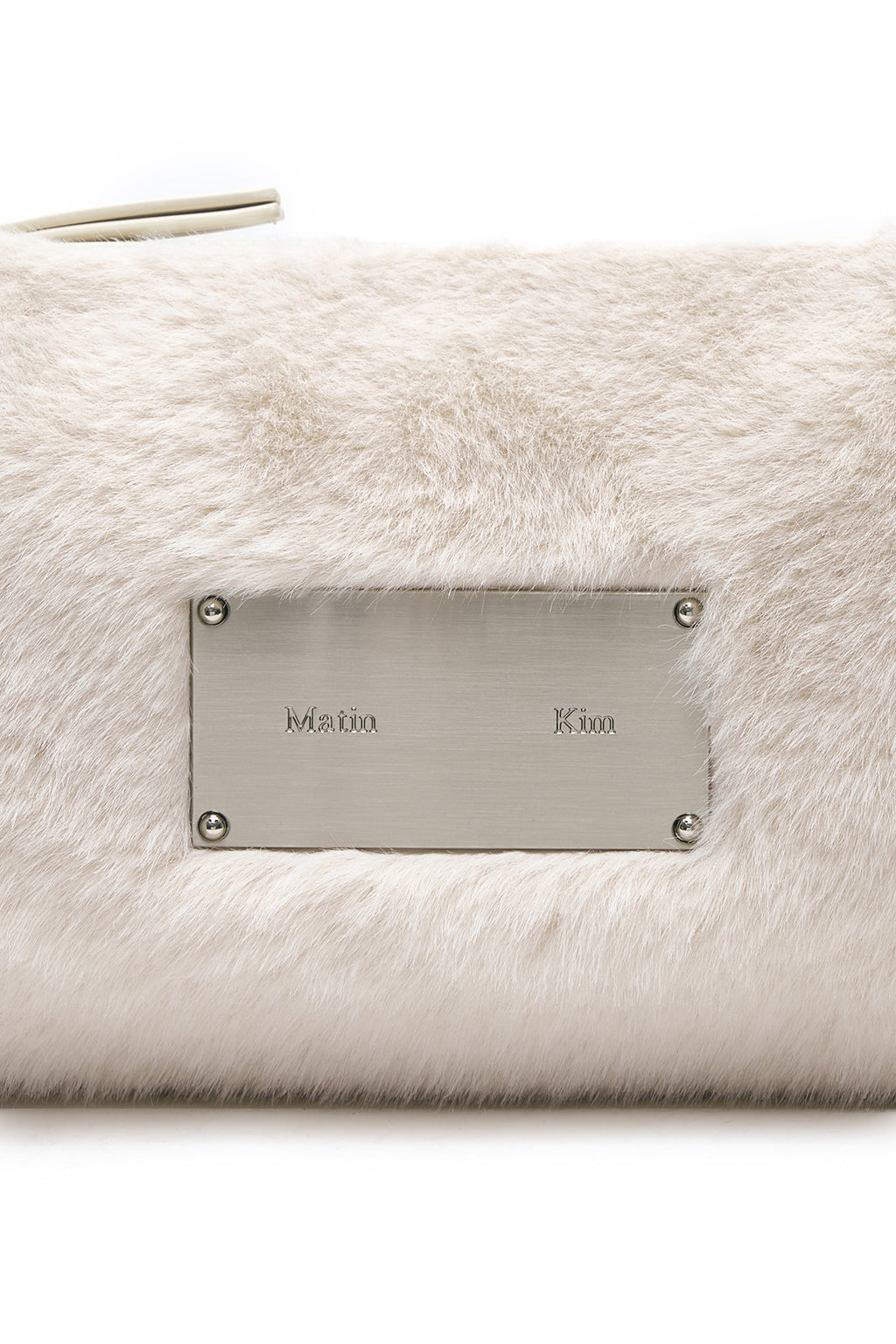 [matinkim] SOFT FUR MINI SHOULDER BAG IN IVORY