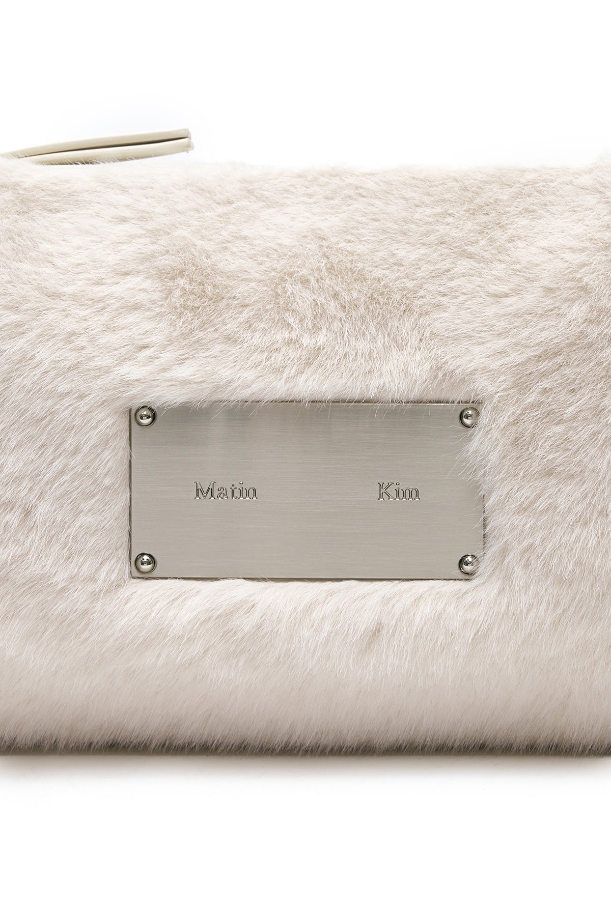 [matinkim] SOFT FUR MINI SHOULDER BAG IN IVORY