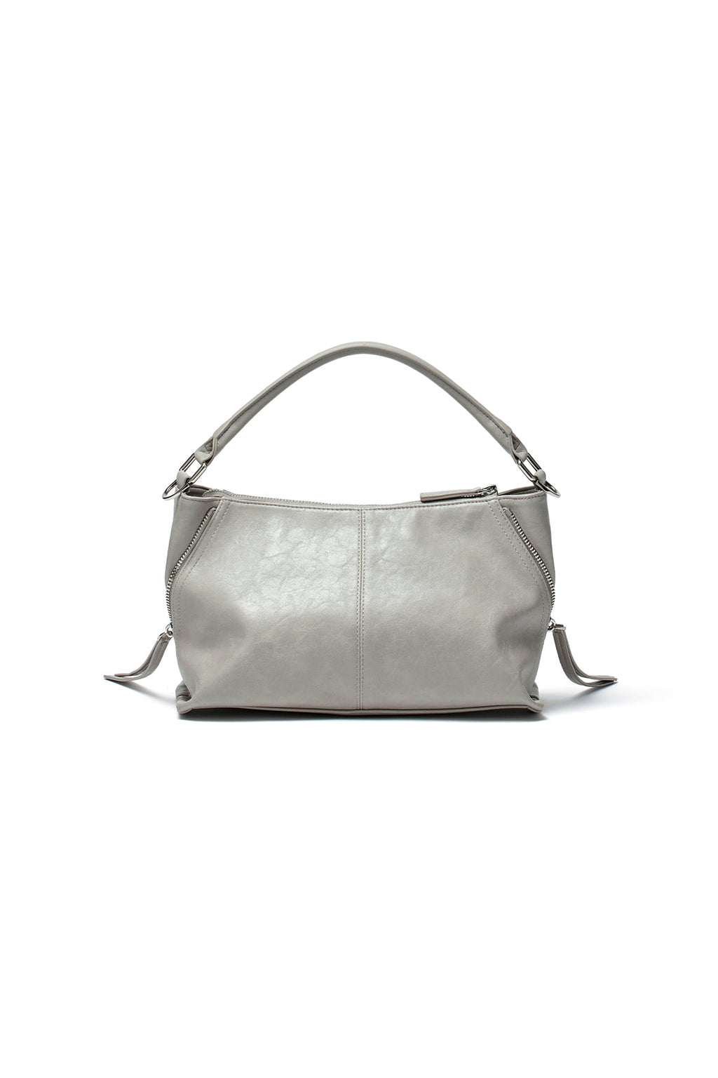 [matinkim] SIDE ZIPPER TWO WAY BAG IN GREY