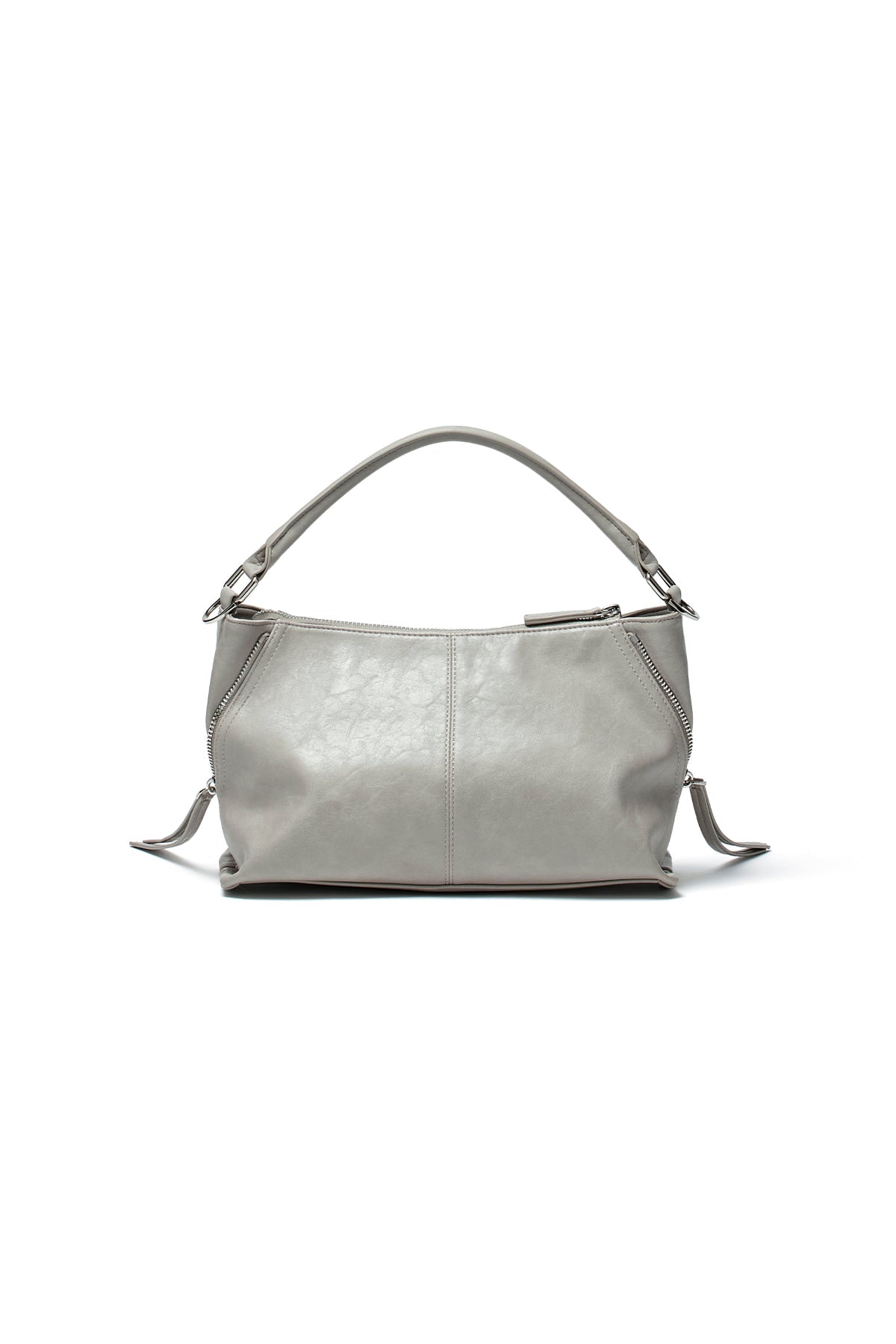 [matinkim] SIDE ZIPPER TWO WAY BAG IN GREY