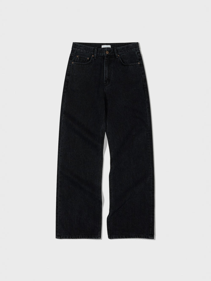 Low Classic Relaxed-Fit Jeans Washed Black