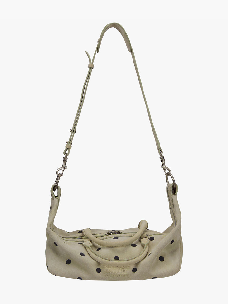 Margesherwood Dumpling EW Tote blond wood printed suede