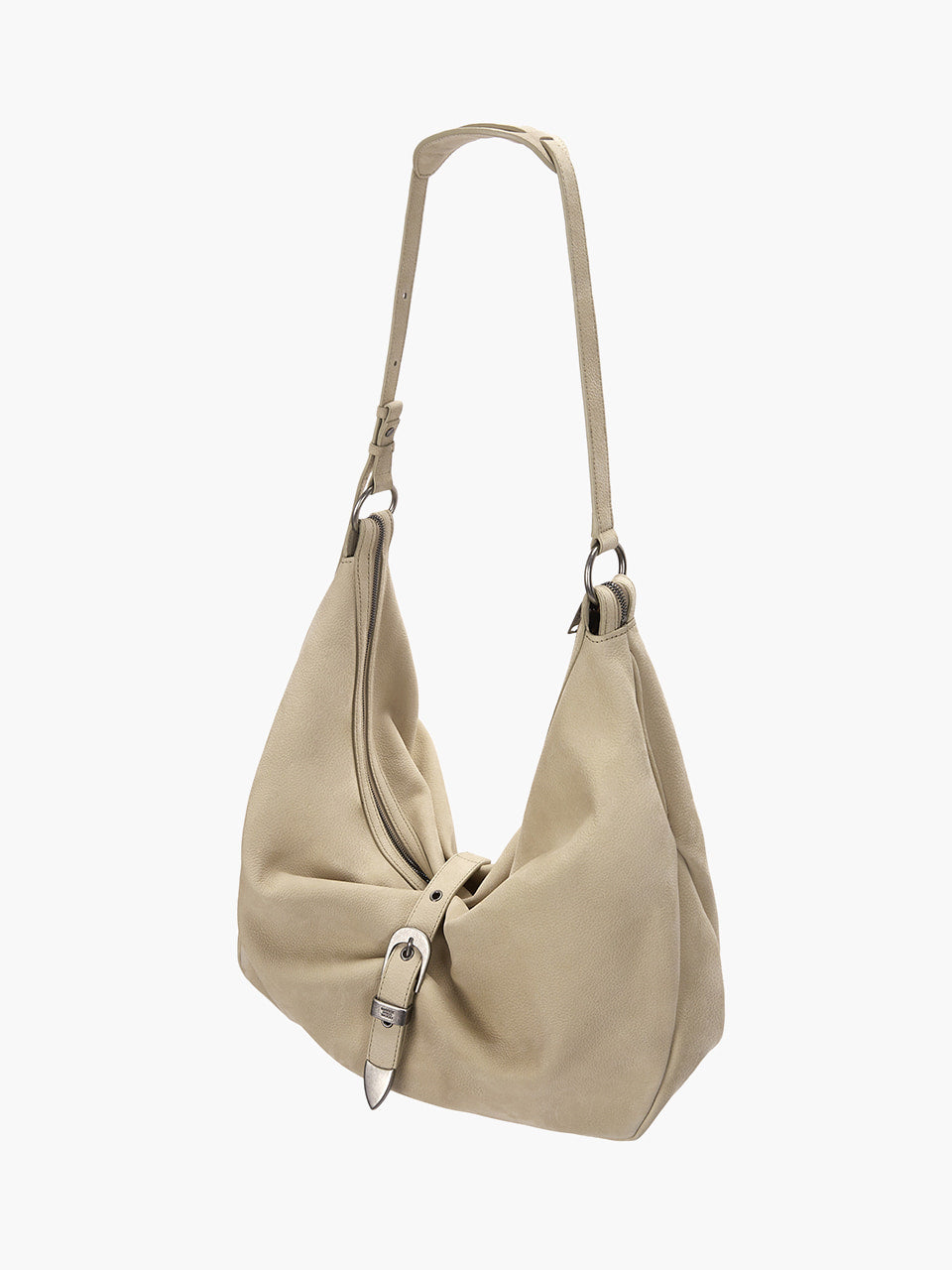Margesherwood Belted Hobo nude nubuck