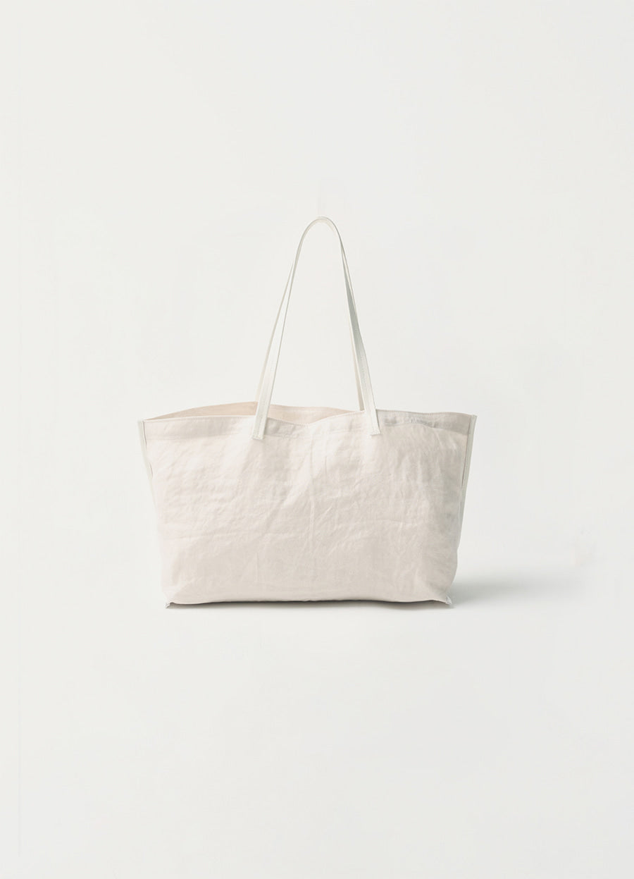 Nothing Written Biscuit shoulder bag (Pearl ivory)