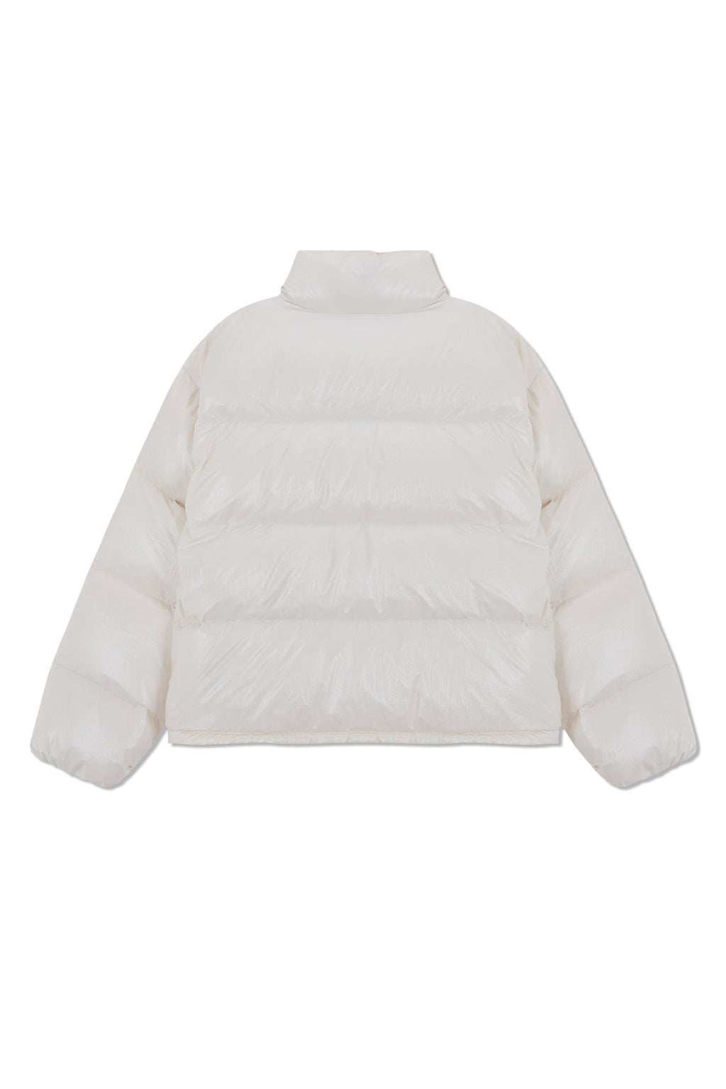 [matinkim] SMALL LOGO VOLUME DOWN JUMPER FOR MEN IN IVORY