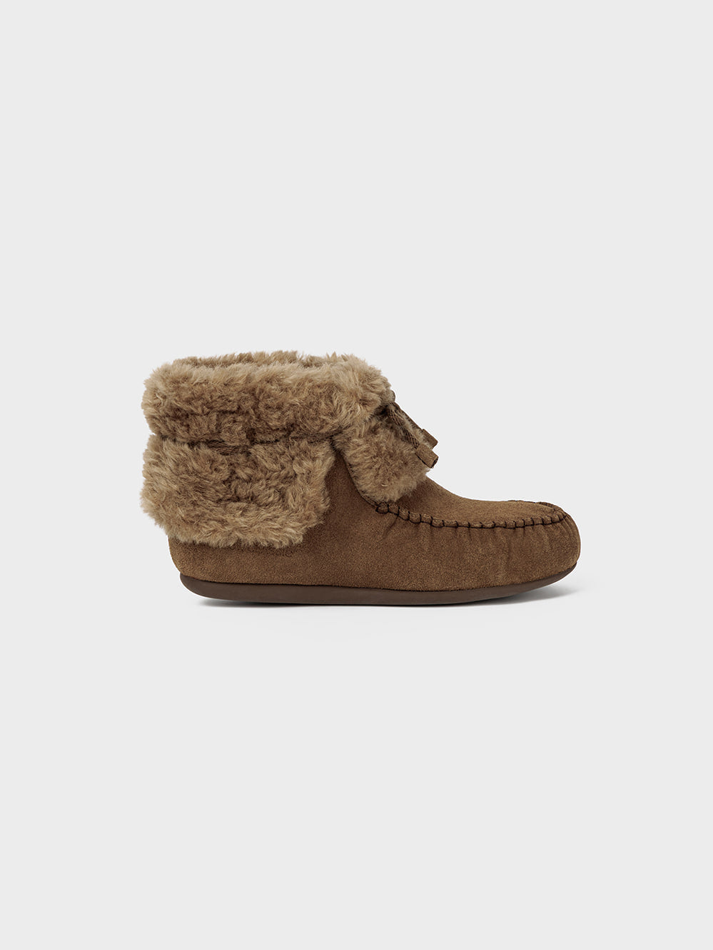 Low Classic Shearling Ankle Boots Brown