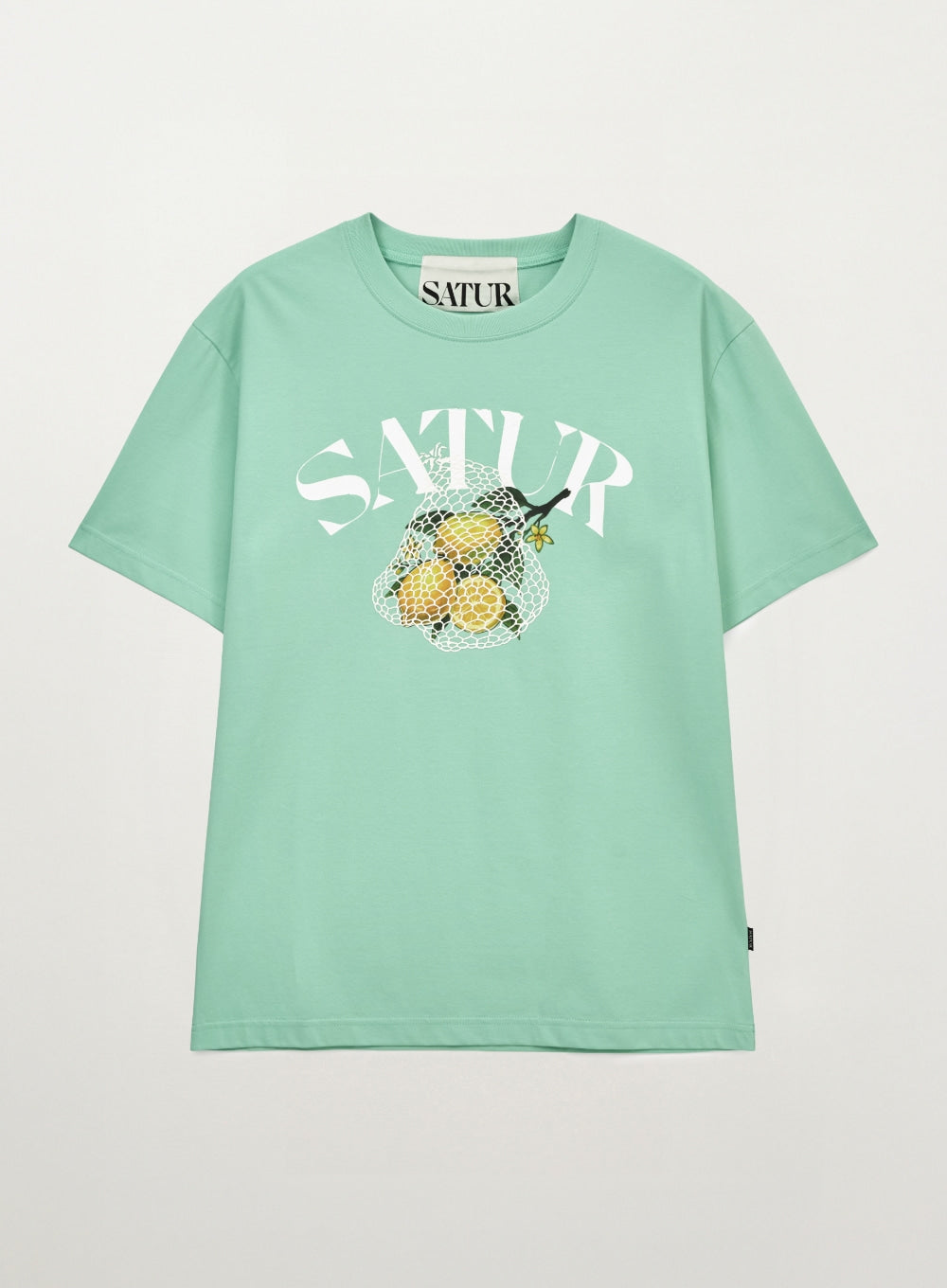 Satur Net Citron T-Shirt - Mint