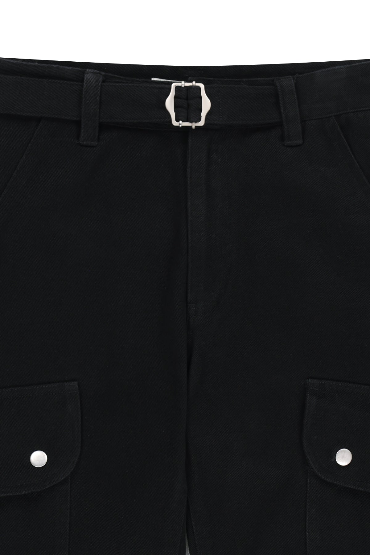 Matinkim Multi Hook Bootcut Cargo Pants IN Black