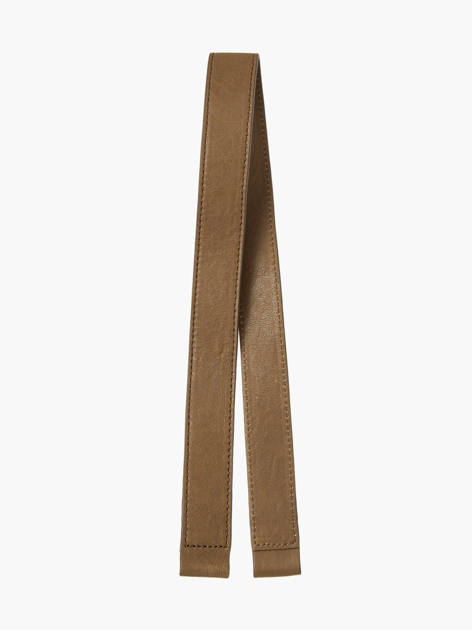 Margesherwood Dumpling Strap taupe washed nappa