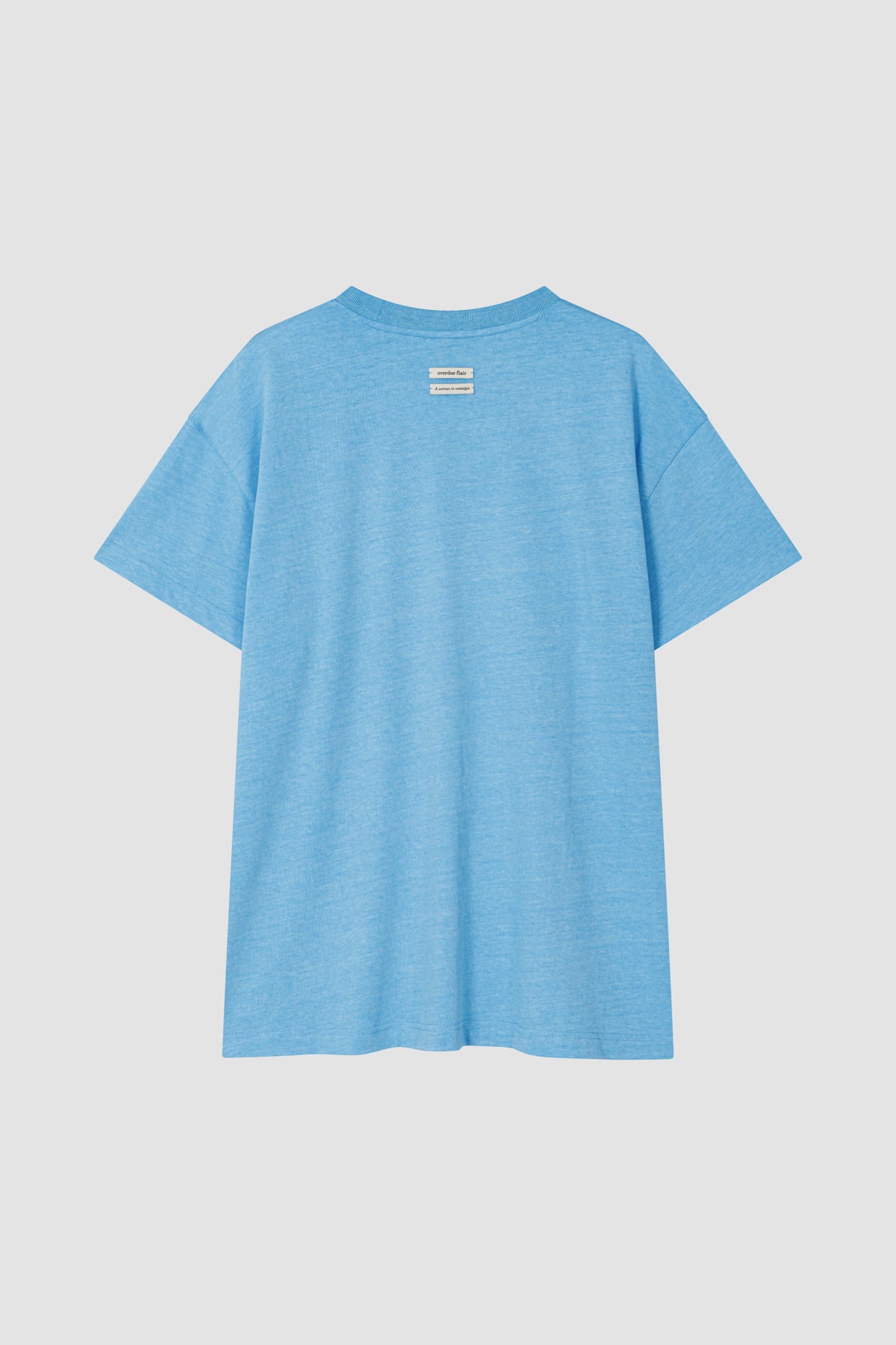 Overdueflair New Vintage Printing T-Shirt Blue