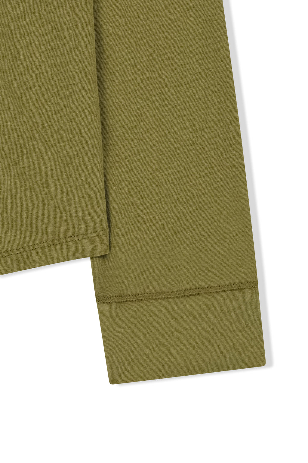 Matinkim Asymmetric Button Closure Top IN Olive